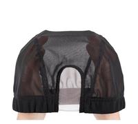 Bonnet perruque Bonnet de perruque élastique for cheveux, bonnet en, dentelle suisse, élasthanne noir, facile à coudre, tissage extensible pour cheveux(U-Mesh Cap-M-1Pcs)