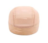 bonnet perruque Bonnet de perruque en maille for la fabrication perruques, bandeau antidérapant velours réglable for maintenir les cheveux(Beige 1pcs)