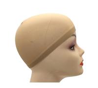 bonnet perruque Bonnet de perruque en nylon, filet à cheveux couleur chair, extensible, bout fermé, peau extra fine et respirante(12Bags Skin)
