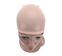 bonnet perruque Bonnet de perruque en nylon, filet à cheveux couleur chair, extensible, bout fermé, peau extra fine et respirante(1 pack skin)