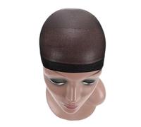 bonnet perruque Bonnet de perruque en nylon, filet à cheveux couleur chair, extensible, bout fermé, peau extra fine et respirante(6 pack black)