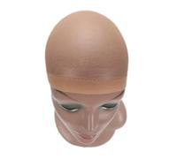 bonnet perruque Bonnet de perruque en nylon, filet à cheveux couleur chair, extensible, bout fermé, peau extra fine et respirante(1 pack beige)