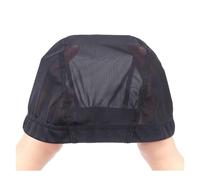 Bonnet perruque Bonnet de perruque en Spandex, bonnet tissage extensible et facile à coudre, filet cheveux pour cheveux(Mesh-Black-S-2Pcs)