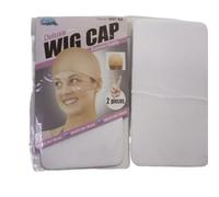 Bonnet Perruque Lot de 100 bonnets de perruque de luxe, filets élastiques extensibles en nylon for la fabrication de perruques, lot de 2(White 100PCS)
