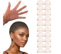 Bonnet Perruque Lot de 20 bonnets perruque transparents HD, en nylon fin for femme, avec dentelle frontale, idéal for les fêtes, mariages et Halloween pour Femmes et Hommes(10Pack(20pcs))