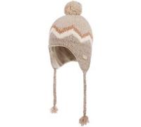 Barts Bonnet Lotey femme en tricot avec cache-oreilles et doublure Taille Unique Marron