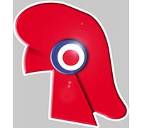 Bonnet phrygien (5x4.5cm) - Autocollant/Sticker