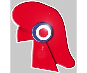 Bonnet phrygien (5x4.5cm) - Autocollant/Sticker