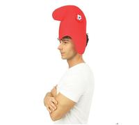 P'TIT CLOWN 79150 - Bonnet Phrygien - Phrygian's Hat - Accessoire de Déguisement - Carnaval, 14 Juillet, Fête Nationale, Fêtes à Thèmes, Révolution, Manifestations - Feutrine Rouge - Adulte Unisexe