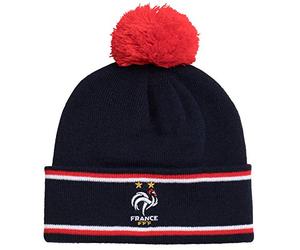 Bonnet Pompon France - Collection Officielle Equipe DE France - Taille Adulte