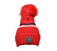 Bonnet Pompon Lee Cooper Ultra Doux Doublure Polaire Maiwenn Rouge