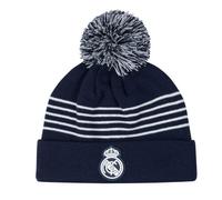 Bonnet pompon - REAL MADRID - Collection officielle - Acrylique - Taille homme - Hiver Taille unique