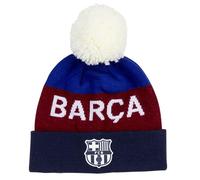 Bonnet Pompon Supporter Barça - Collection Officielle FC Barcelone - Football - Taille Homme