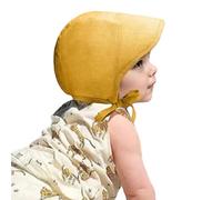 Bonnet pour bébé pour nouveau-nés et tout-petits, accessoire à capuche respirant avec mentonnière réglable, idéal pour le quotidien, le sport, les loisirs, protège du printemps et agréablement doux