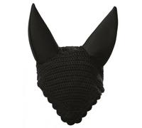 Bonnet pour cheval chasse-mouches oreilles néoprène Equithème Noir Cheval