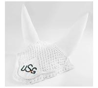 Bonnet pour cheval coton USG Blanc Full