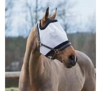 Bonnet pour cheval masque anti-mouches Horze Noir Full