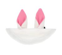 Bonnet pour cheval oreilles de lapin de pâques QHP Blanc Full
