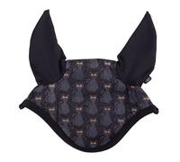 Bonnet pour cheval QHP Halloween Noir Full