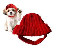 Bonnet pour Chien | Couvre-Chef Doux et Résistant au Vent,Bonnet pour Chiens de Petite Taille,pour Rassemblements Familiaux Voyage Fêtes de Noël Halloween Photographie