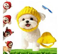 Bonnet pour Chien en Tricot Rouge 2026 avec Rabats d'oreille, Bonnet pour Chien pour chienes, Bonnets pour Chiens Rouge Cher, Chaleur Confortable, pour l'hiver, Petits Chiens/Chats (Pink)