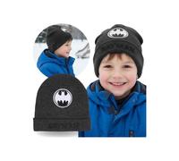 Bonnet pour garçon MARVEL Batman Warm Dark Grey, bonnet d'hiver pour garçon 54 cm 54 cm