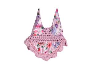 Bonnet pour hobby horse HKM Kids Print Rose TU