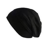 Bonnet pour homme et femme - Bonnet mi-saison - Automne, hiver et printemps - Bonnet élastique - Mode classique - Long beanie - Bonnet extensible, Noir , L