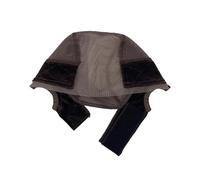 Bonnet Pour Perruque Bonnet de perruque en dentelle for bonnets transparents réutilisables 4x5, bande réglable for perruques frontales(Dark brown)