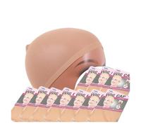 Bonnet Pour Perruque Bonnets de perruque noirs, lot 20 bonnets, en nylon extensible for, for femmes(Blonde)
