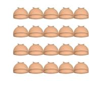 Bonnet Pour Perruque Lot de 10 bonnets perruque extensibles en - Taille unique for filets à cheveux et perruques tissés Ajustement confortable sécurisé(Light brown)