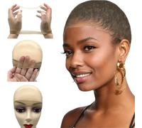 Bonnet Pour Perruque Lot de 6 bonnets perruque transparents HD, invisibles et, respirants, ultra-fins extensibles for dentelle frontale