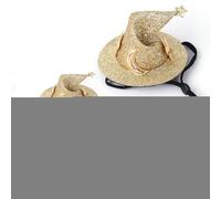 Bonnet pour petit animal, chapeau de hamster, costume de fête, chapeau de magicien pour hamster | Chapeau pour animal de compagnie avec mentonnière élastique réglable pour les fêtes, les anniversaires