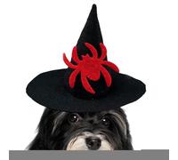Bonnet pour petits chiens, chapeau de sorcière réglable pour fêtes familiales, fêtes, festivals, théâtres, spectacles et fêtes costumées