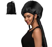 Bonnet pour sèche-cheveux avec bandeau réglable - Masque de conditionnement profond pour accélérer le temps de séchage à la maison, facile à utiliser pour la coiffure, le curling et le séchage rapide