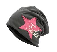 Bonnet pull pour homme et femme - Bonnet chaud - Empilable - Anti-gel - Avec oreilles, gris foncé, Taille unique