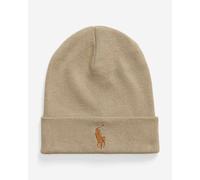 Bonnet Ralph Lauren coton peigné beige