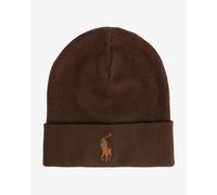 Bonnet Ralph Lauren en coton peigné marron