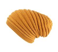 Bonnet Rasta Jaune Long en Laine Fashion Jack Nyls Creation - Mixte