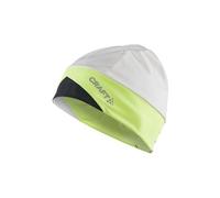 Bonnet reflechissant unisexe craft adv lumen fleece blanc jaune