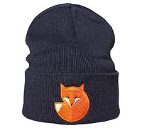 Bonnet: Renard/Bonnet de Laine/Bonnet d'hiver/Beanie/Bonnet/Casquette/Bonnet de Ski/Bonnet brodée/Hip-Hop/Bonnet drôle/Chasse/Animal/Enfants/Cadeau Japan (Bleu Marine)