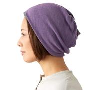 Bonnet Reversible et Cache Cou Bandeau en Coton Bio, Écharpe Loop Foulard Chimio Multi Usage 4 en 1 pour Hiver, Bandana Homme et Turban Femme, Beanie Tombant Masque Bicolore