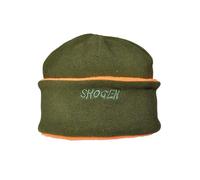 Bonnet réversible Skogen Signal Fleece Vert olive / Orange