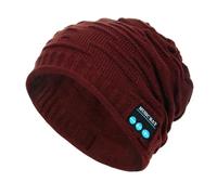 Bonnet sans fil Bluetooth V5.0,casque d'écoute,haut-parleur stéréo HD,Microphone intégré,chapeau de Sport #E