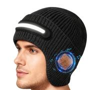 Bonnet sans fil - Rechargeable à trois réglages de lumière | Bonnet sans fil avec lumière LED | Pour femmes, garçons, filles, petit ami, adolescent, gym, voyage, trajet, randonnée, cyclisme, Style B