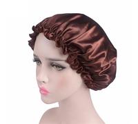 Bonnet Satin Cheveux Nuit Bonnet de nuit en Satin for femmes et hommes, 1 pièce, couvre-tête soie, large bande élastique, soins capillaires unisexes(As pic-03)