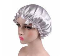Bonnet Satin Cheveux Nuit Bonnet de nuit en Satin for femmes et hommes, 1 pièce, couvre-tête soie, large bande élastique, soins capillaires unisexes(As pic)