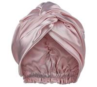 Bonnet Satin Cheveux Nuit Champagne pour Dormir avec des Tresses Silk Bonnet Soie Femme Gardant la Tête Respirante et Sèche Noble pour Dormir sans Friction Charlotte Cheveux Soie