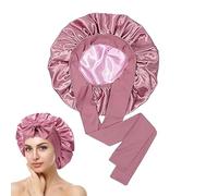 Bonnet Satin Cheveux Nuit,Night Douche Femme Bouclés Hair Charlotte Silk Avec Cap,Homme Bain Sleeping Boucles Bande Bandeau De En Accessoires,Dormir Soin Curly Large Long Reversible Caps pour Femmes