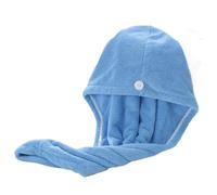 Bonnet sèche-cheveux, bonnet de douche, Bonnet de séchage en polaire corail, serviette turban multicolore(G)